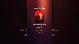Ashes Over Gaza #rap #hiphop #newmusic #music