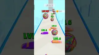 Rubber Ball Runner - Very Satisfying ASMR Gameplay 😍