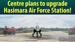 What are the advantages of upgrading Hasimara Air Force station to a civil enclave