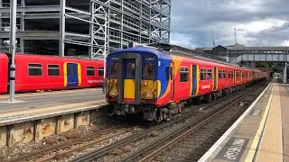 SWR Class 455 ride - London Waterloo to Chessington South