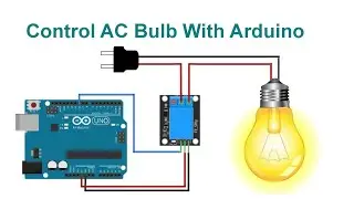 Control AC Bulb With Arduino || Code & Circuit || Proteus Simulation