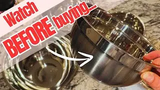 Review of Baker's Signature Stainless Steel Mixing Bowls With Lid, Metal Mixing Bowl Set Of 5, Nesti