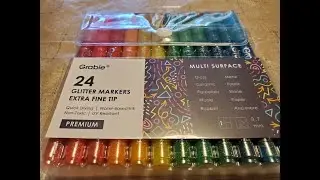 Review of Grabie Glitter Markers