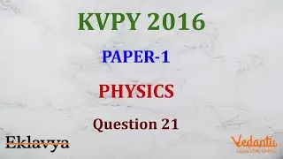 KVPY 2016 SA Physics  Part I  Q21 Answer A Electromagnetic induction Induced current Abhishek Sharma