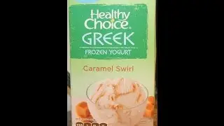 Healthy Choice: Caramel Swirl Frozen Yogurt Review