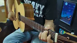 Enya EA -XO Natural SP 1 EQ Transacoustic Grand Auditorium Acoustic Guitar..!  #stringsamusicalstore