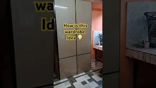 wardrobe ideas 💡 #trending #wardrop #wood #woodenalmari #carpentry #shorts #diy #aluminium #wood