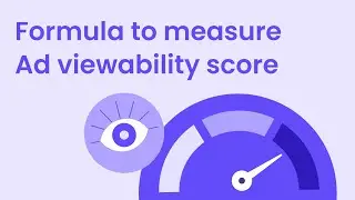 Formula to measure ad viewability score
