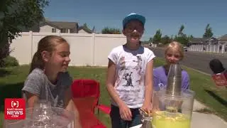 Kids at lemonade stands get a surprise (and big tips!) for Feel Good Friday