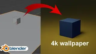 creating wallpaper in blender [Blender 3.1.2]| English #blender #3d #3danimation #wallpaper