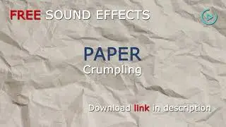 Paper Crumpling | Free Sound Effect