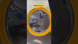 Onlite Torch 🔦 with solar plate charging || emergency light || #shorts #ytshorts #youtubeshorts