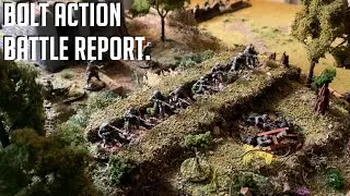 Coastal Defence. Bolt Action Battle Report.