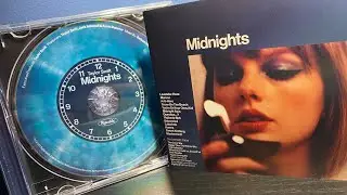 Taylor Swift Midnights The Late Night Edition CD Unboxing
