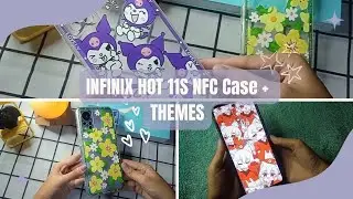infinix hot 11s nfc phone cases from shopee + free themes from xthemes ✨