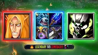 LEGENDARY 1v9 COMEBACK!! DUCAN INVOKER vs FED PUGNA &ndash; INSTANT CATACLYSM REFRESHER COMBO!