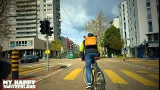 Soothing Music Bike Tour Around Baseln Z&uuml;rich City / BASEL SWITZERLAND SCHWEIZ / PLACES TO VISIT🌸