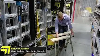 Easy Access Quicklatch Workhorse Sawhorses - R&S Trade Centre
