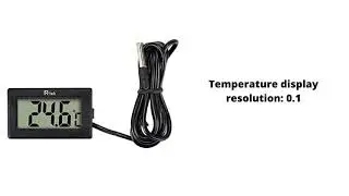 Digital Thermometer with LCD for Aquarium and  Fridges