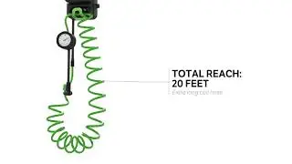 Inflator, Compressor, Garage Inflation Station, Wall Mounted, 120V, for Cars, Bikes and Accessories