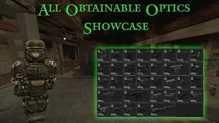 Витрина всех доступных оптических приборов Stalcraft