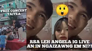 J.Lalrosanga leh Angela malsawmpari.IG Live||Sangliana(taitea) hnahthial concert ah ache bawn