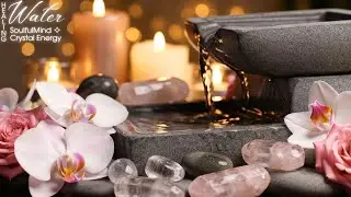 LIVE 24/7 🌸 Healing Water & Rose Quartz | Pure Water Sounds for Deep Sleep & Heart Healing
