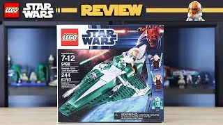 LEGO Star Wars 9498 Seasee Tiin's Jedi Starfighter - REVIEW