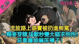 【一口氣聽完】🐻 惡毒嬸娘把3歲奶娃扔進食人熊洞？下一秒全村傻眼！黑熊竟成了她的專屬坐騎！ | 流放種田 | 萌寶馭獸 | 爽文#有聲書 #爽文 #萌娃 #小說 #萌寶 #原創