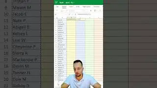How to Make Random Teams in Excel | Sort and Random #shorts