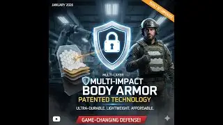 🛡️Multi-Layer Multi-Impact Ballistic Body Armor and Manufacturing Method