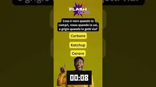 #012⚡️ FLASHQUIZ: Risolvi l'Enigma! #quiz 💡