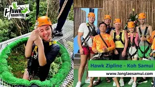 Hawk Adventure Zipline - Koh Samui