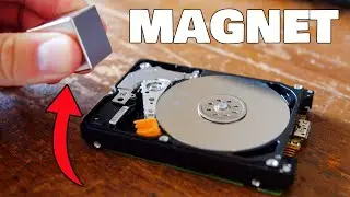 Will a GIANT Magnet DESTROY a Hard Drive?