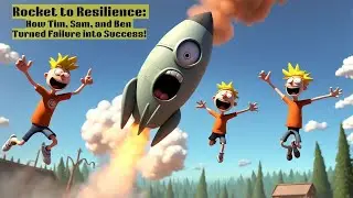 Rocket to Resilience: How Tim, Sam, and Ben Turned Failure into Success! - A Short Story