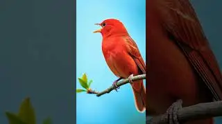 red canary singing || bird sounds || animal sounds#birds #bird #birdsounds #animals #vogel #canary