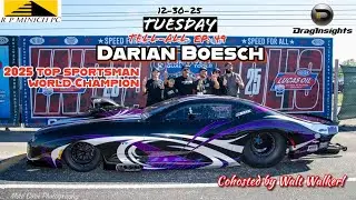 Tuesday Tell-All Ep 49: Darian Boesch 2025 NHRA Top Sportsman Champion Dragster Drag Racing Podcast