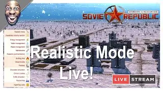 Workers & Resources Soviet Republic: - Update 0.8.9.24 Part #11 Realistic Mode Live! #gaming