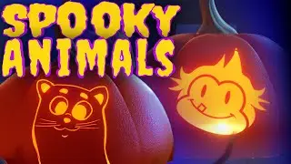 Guess the Spooky Animals in These Jack O'Lanterns | Halloween Spelling Fun with Big the Yeti 🎃