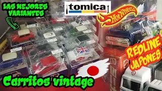 Hot Wheels Redline JAPON&Eacute;S y colecci&oacute;n de variantes Tomica caja azul. Mini Carritos vintage