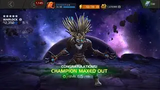 Warlock Goes To Rank 5 | 12th 5 Star Rank 5 | Warlock Gameplay | Marvel Contest of Champions