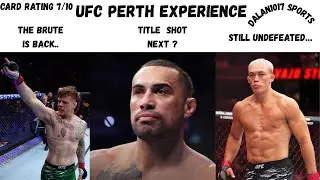UFC Perth Experience