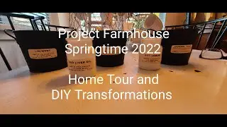 Springtime 2022 Home Tour and DIY Transformations using thrift store finds and Dollarama items!!