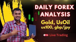 Daily forex market analysis 🤑 #gold #usoil #currencypair #forex #fxwithaakash #priceaction