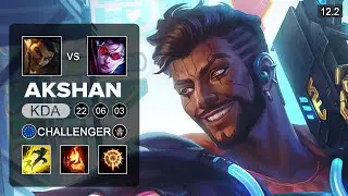 Akshan Mid vs Vayne - EUW Challegner - Season 12 Patch 12.2
