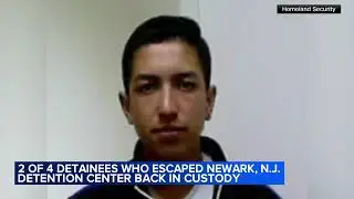 2 of 4 detainees who escaped Delaney Hall immigration detention center back in custody: FBI Newark