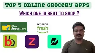 Grocery shopping online లో ఇంత easy నా..! || Best apps for online grocery shopping in Telugu
