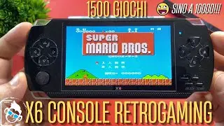 RETROGAMING - Console Portatile X6 RECENSIONE - LA MIGLIORE PSP CINESE ECONOMICA - FANTASTICA!!!