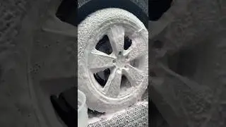 ASMR Porsche Wheel Wash #carwash #detailing #satisfying #cleaning #dritycar #asmr