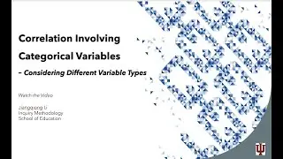 Correlation involving categorical variables